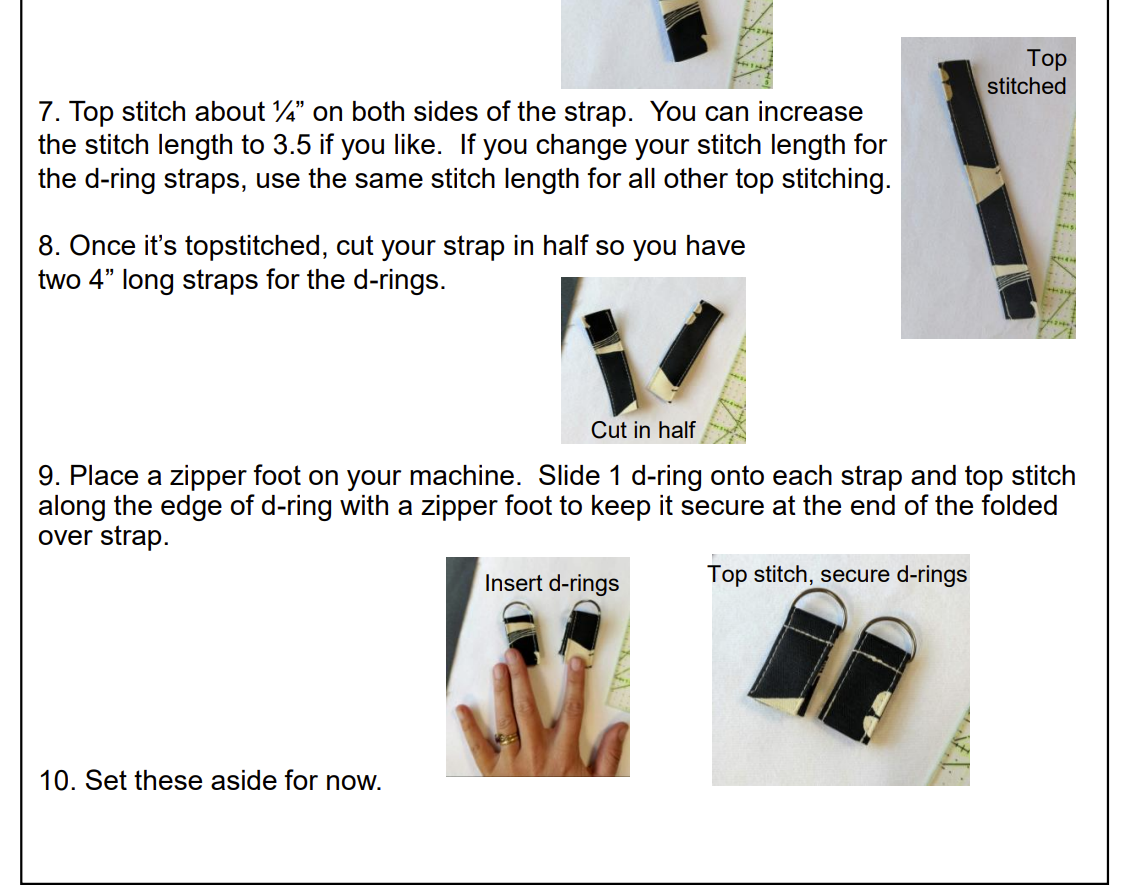 PDF sewing pattern. Hip bag with zipper.