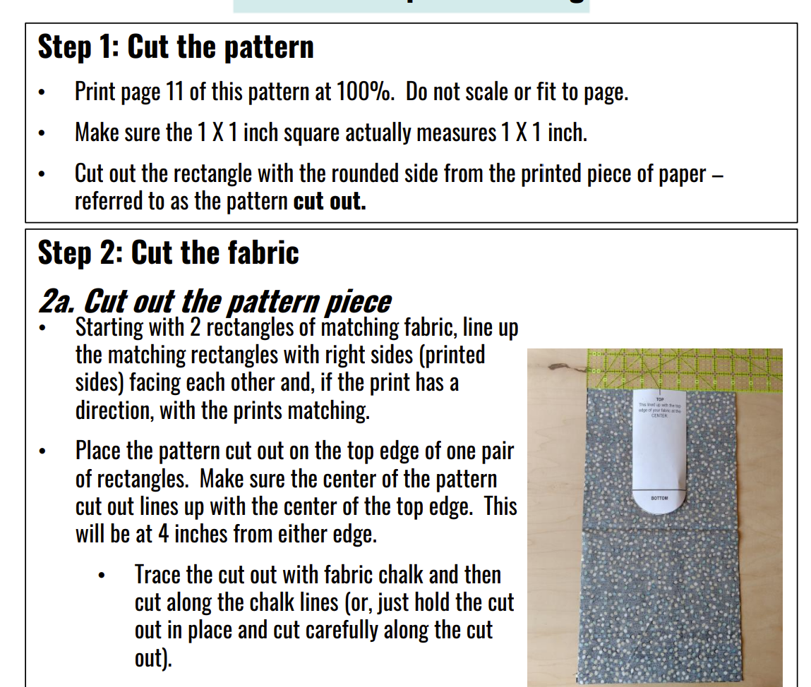 PDF sewing pattern. Knot bag. Knitting project bag!