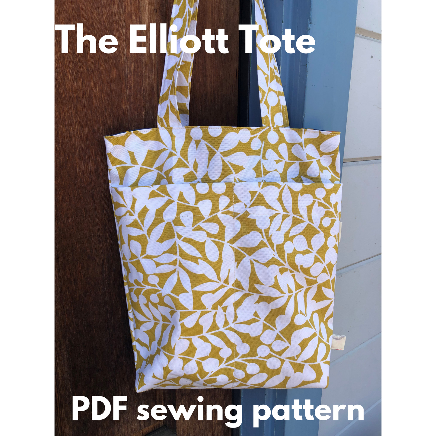 The Elliott Tote bag PDF sewing pattern