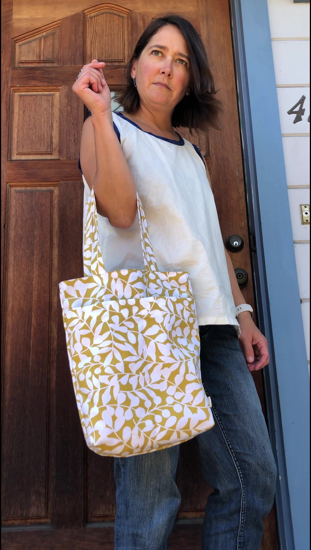 The Elliott Tote bag PDF sewing pattern