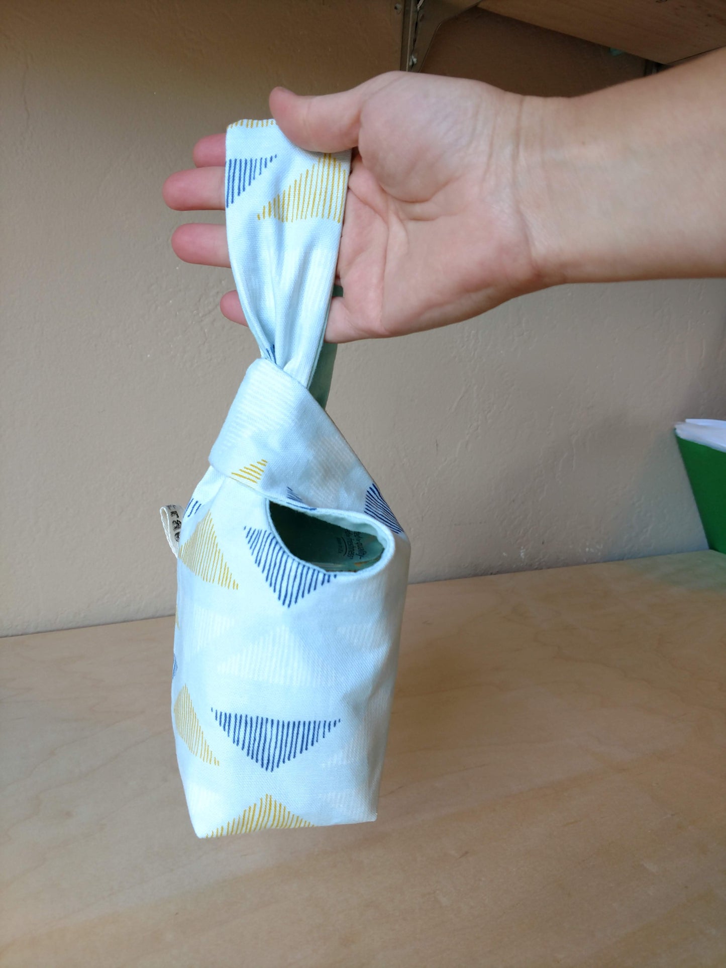 PDF sewing pattern. Knot bag. Knitting project bag!