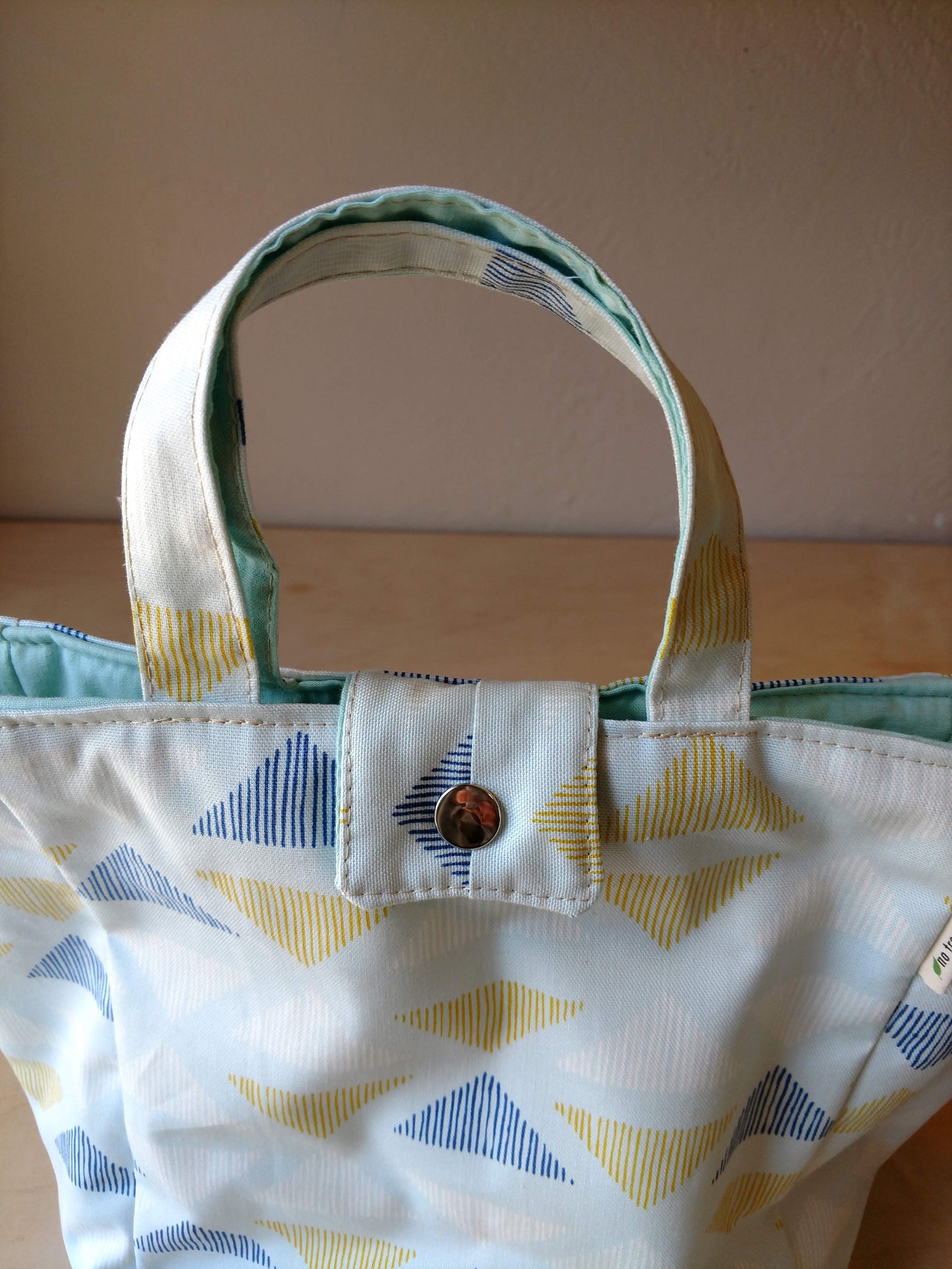 Beatrice bag lunch bag PDF sewing pattern. Zero waste sewing pattern!
