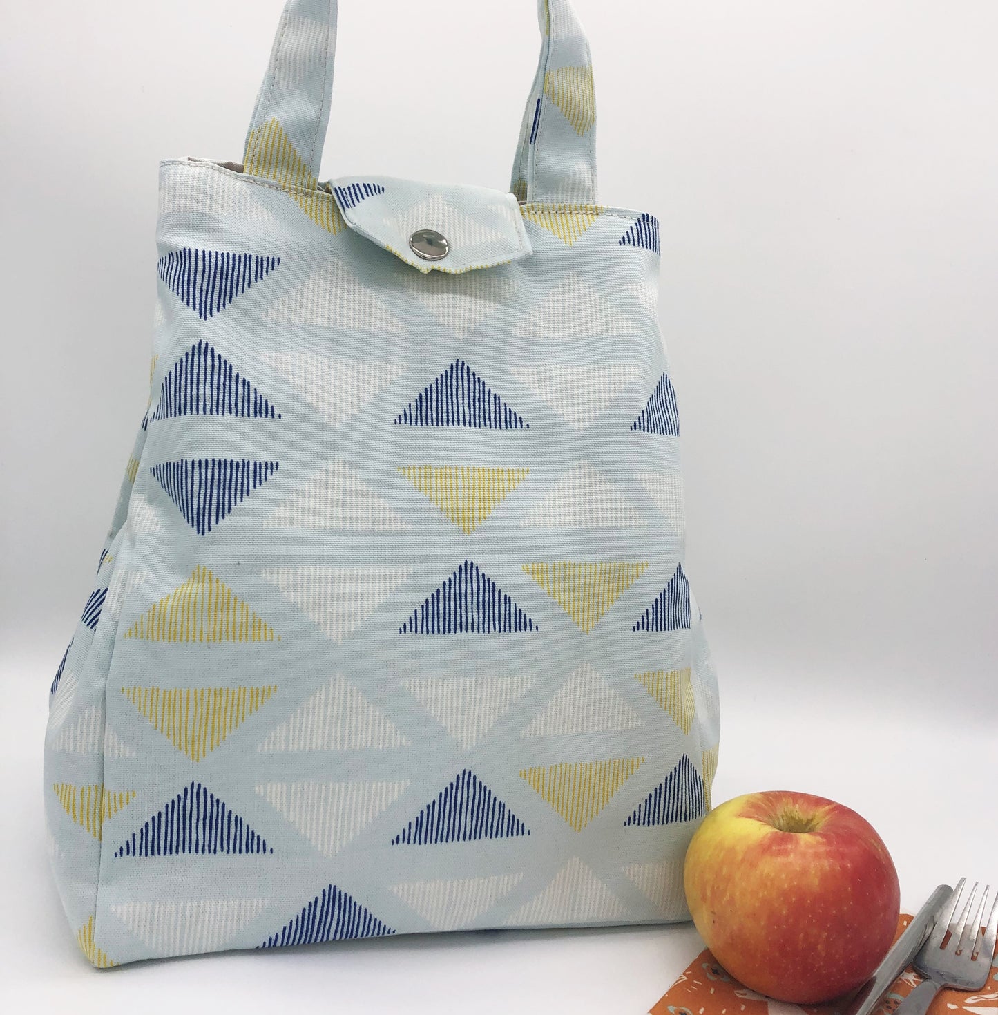 Beatrice bag lunch bag PDF sewing pattern. Zero waste sewing pattern!