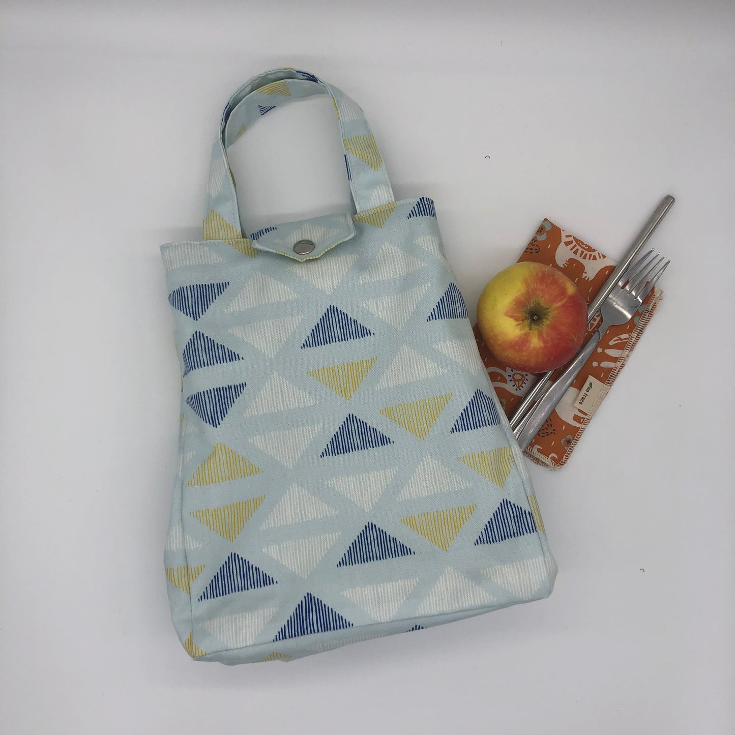 Beatrice bag lunch bag PDF sewing pattern. Zero waste sewing pattern!