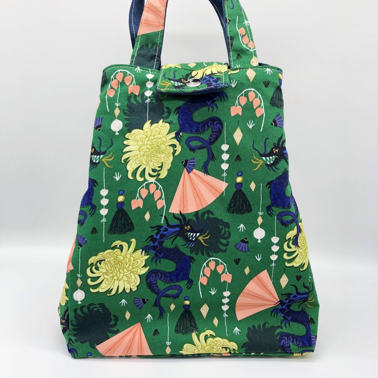 Beatrice bag lunch bag PDF sewing pattern. Zero waste sewing pattern!