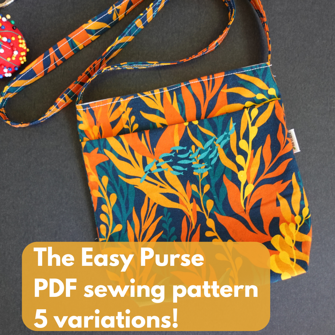 PDF sewing pattern - easy purse