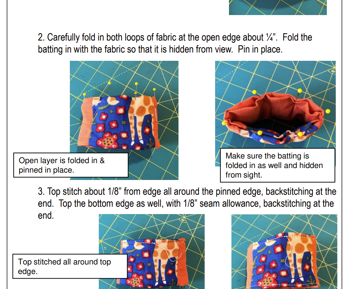 PDF sewing pattern - 3 scrap projects in 1!